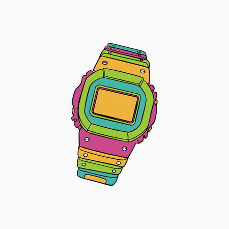 Analog Watch Illustrationのイラスト素材