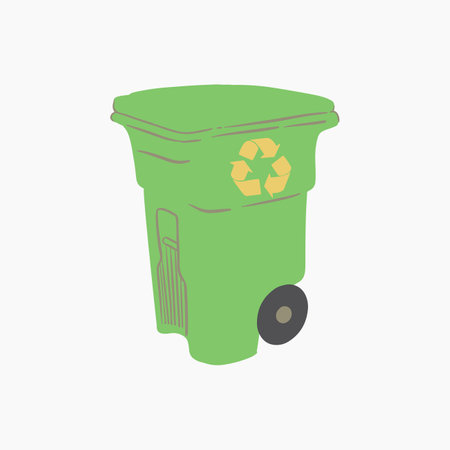 Recycle Bin Illustrationのイラスト素材