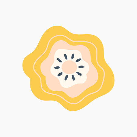 Bright Spring Flower Illustrationのイラスト素材