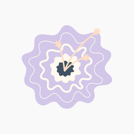 Soft Spring Flower Illustrationのイラスト素材