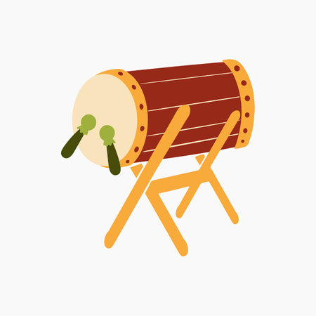 Mosque Drum Illustrationのイラスト素材
