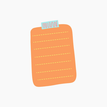 Cute Sticky Note Illustrationのイラスト素材