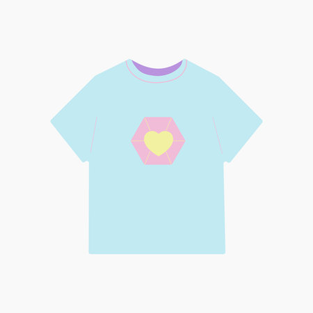 Kpop Shirt Illustrationのイラスト素材
