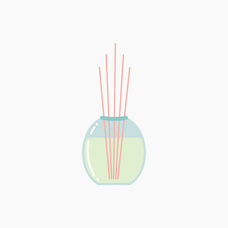Reed Diffuser Illustrationのイラスト素材