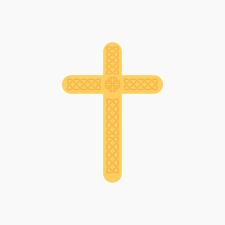 Christian Cross Iconのイラスト素材