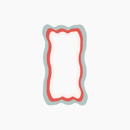 Groovy Psychedelic Frameのイラスト素材