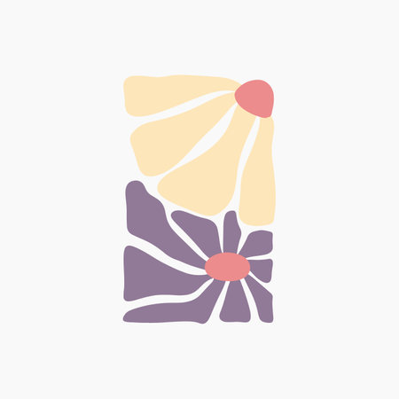 Matisse Flower Illustrationのイラスト素材