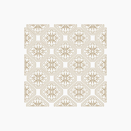 Indonesian Batik Patternのイラスト素材