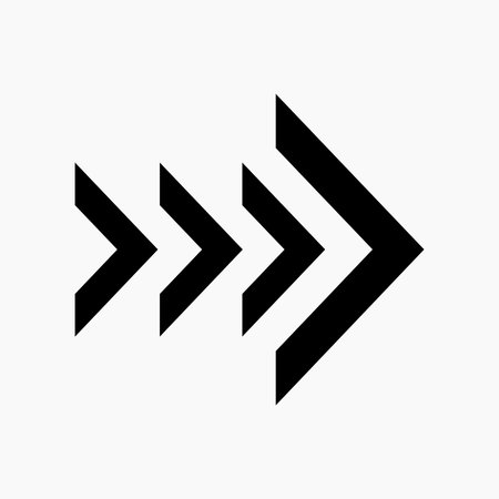 Arrow Flat Icon Lineのイラスト素材