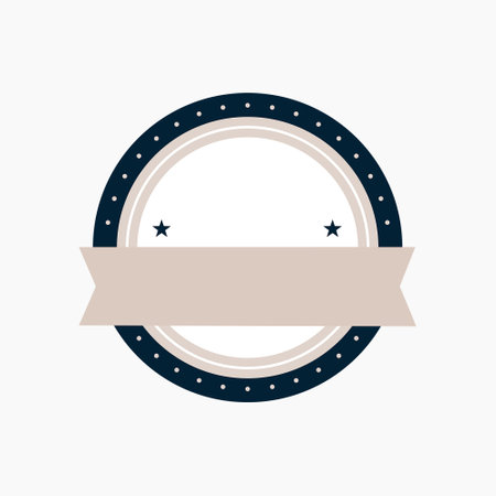 Circle Badge Elementのイラスト素材