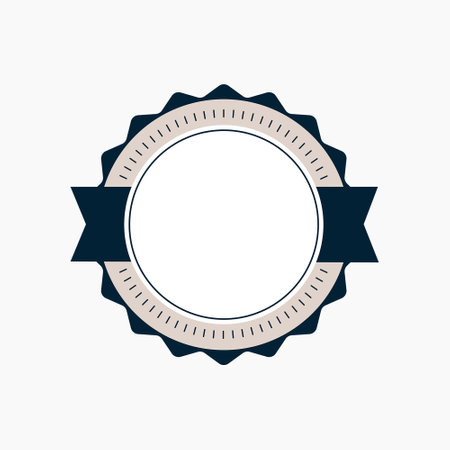 Circle Badge Elementのイラスト素材