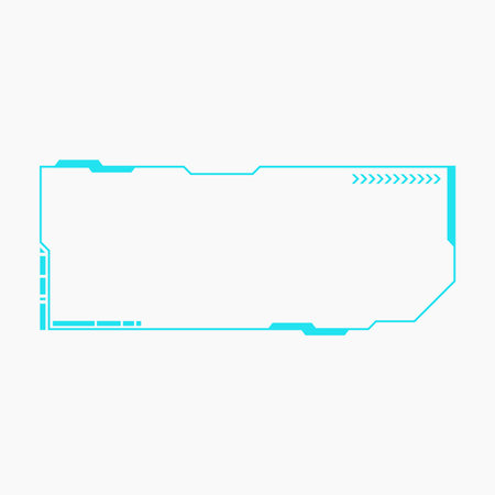 Futuristic Tech Frameのイラスト素材