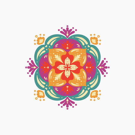 Diwali Rangoli Elementのイラスト素材