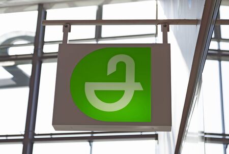 Umea, Sweden - July 18, 2019: pharmacy sign at the mall Avionのeditorial素材