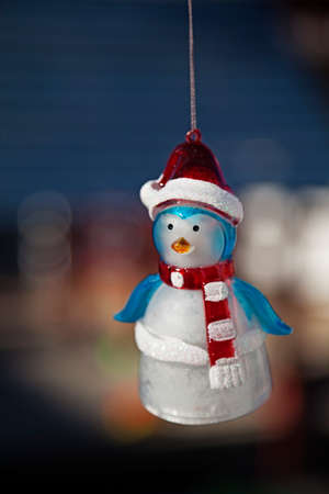 Umea, Norrland Sweden - April 8, 2020: a Christmas tree ornament similar to a penguinのeditorial素材