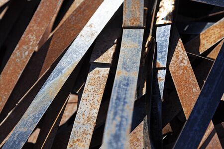 lots of metal strips and ribbons