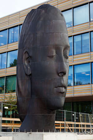 Umea, Norrland Sweden - September 22, 2020: the new artwork Julia which is seven meters highのeditorial素材