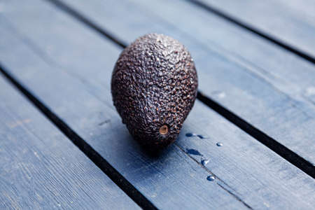 an avocado ready to be cut up