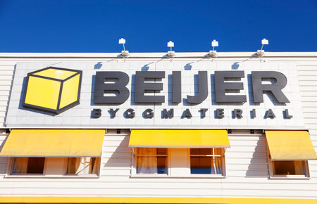 Umea, Norrland Sweden - March 4, 2022: exterior of famous construction marketのeditorial素材