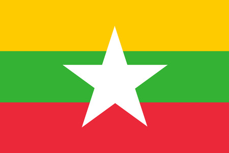 Burma Flagの写真素材