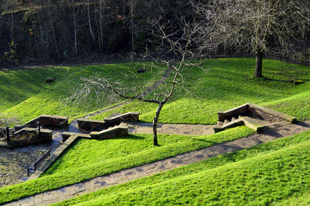 Park Bridge Heritage Centre Gardensの写真素材