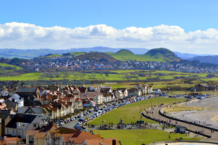Llandudno West shore beach on the river Conwy estuary
