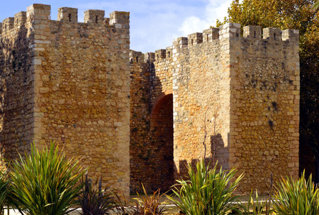 Lagos, Algarve, Portugal - October 28, 2015 : The historical Castelo dos Governadores in Lagosのeditorial素材
