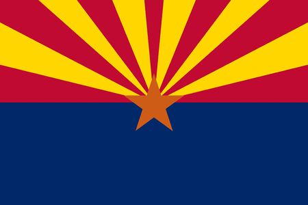 Arizona State Flagの写真素材
