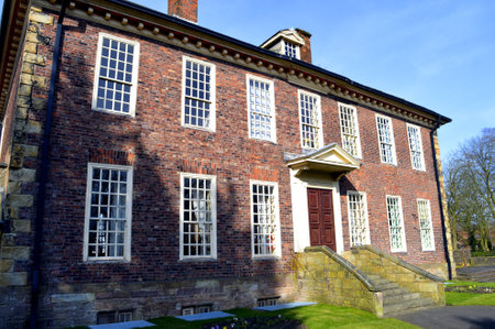 Chadderton, Oldham, Greater Manchester, UK - March 13, 2016 : The 15 century historical Foxdenton Hall in Chadderton Greater Manchesterのeditorial素材