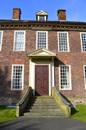 Chadderton, Oldham, Greater Manchester, UK - March 13, 2016 : The 15 century historical Foxdenton Hall in Chadderton Greater Manchesterのeditorial素材