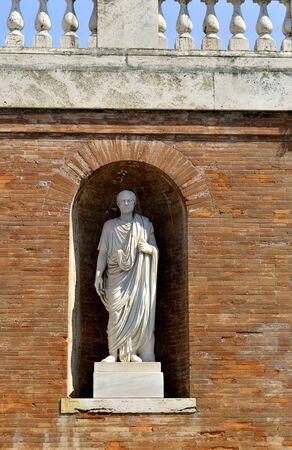 Statue on Salita di Montecavallo in Rome