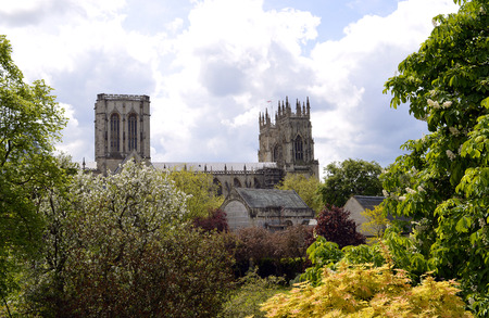 The historical York Minster the cathedral of York