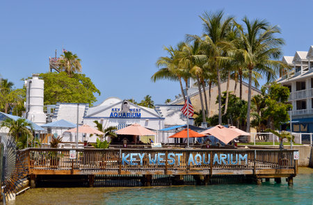 Key West Aquarium Florida one of Florida's oldest aquariumsのeditorial素材