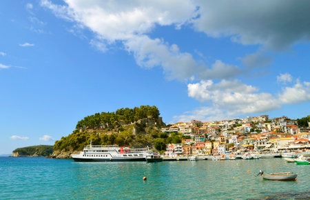 Paxos a small island south of Corfu a Greek island in the Ionian seaのeditorial素材