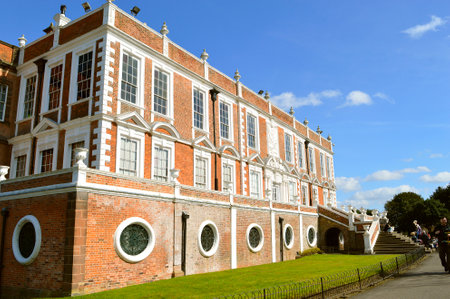 The 15 century historical Croxteth Hall in Liverpoolのeditorial素材