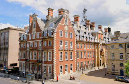 York, Yorkshire, England, UK - May 22, 2016 : The Grand Hotel and Spa in the centre of Yorkのeditorial素材