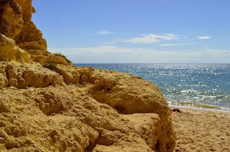 Armacao De Pera Beach on the Algarve coast