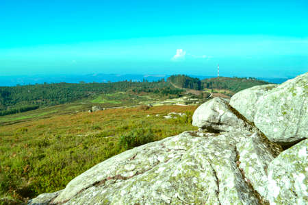 Foia the highest mountain of the Algarve in Portugalの写真素材