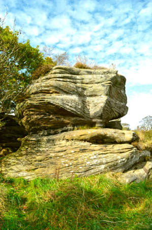 Bingham rocks in Harrogate North Yorkshire UKの写真素材