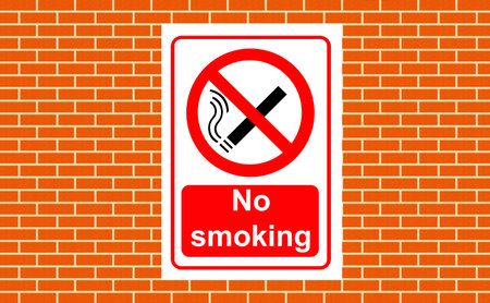 No smoking allowed in this area signのイラスト素材