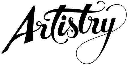 Vector version of my own calligraphyのイラスト素材