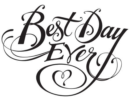 Vector version of my own calligraphyのイラスト素材