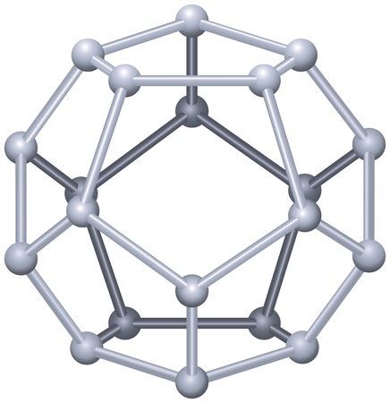 Dodecahedron - A Platonic Solid In Geometryのイラスト素材