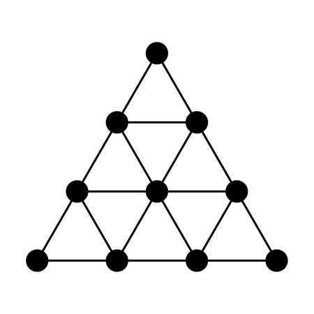 Tetractys, or tetrad, or tetractys of the decad. A triangular figure, consisting of ten points,...