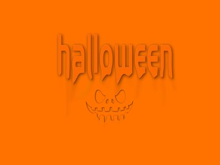 Halloween graphic, Halloween background, orange, black with pumpkin with copy spaceの写真素材