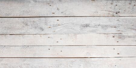 white wood board background with copy space, Wood planksの写真素材