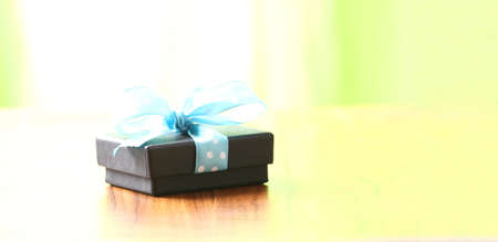 christmas presents with copy spaceの写真素材
