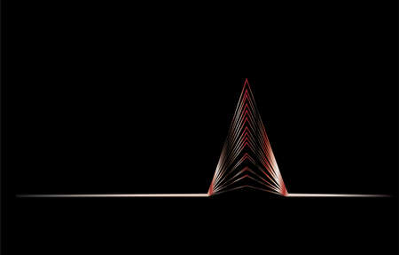 christmas card abstract graphic design on black background in silverの写真素材