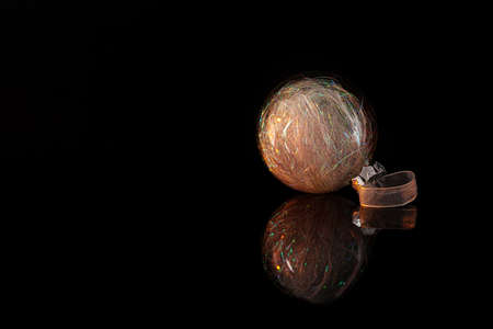 Christmas decoration. Background for christmas cards with copy spaceの写真素材