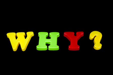 Questions, answers on a bright bà¸ªack background.の写真素材